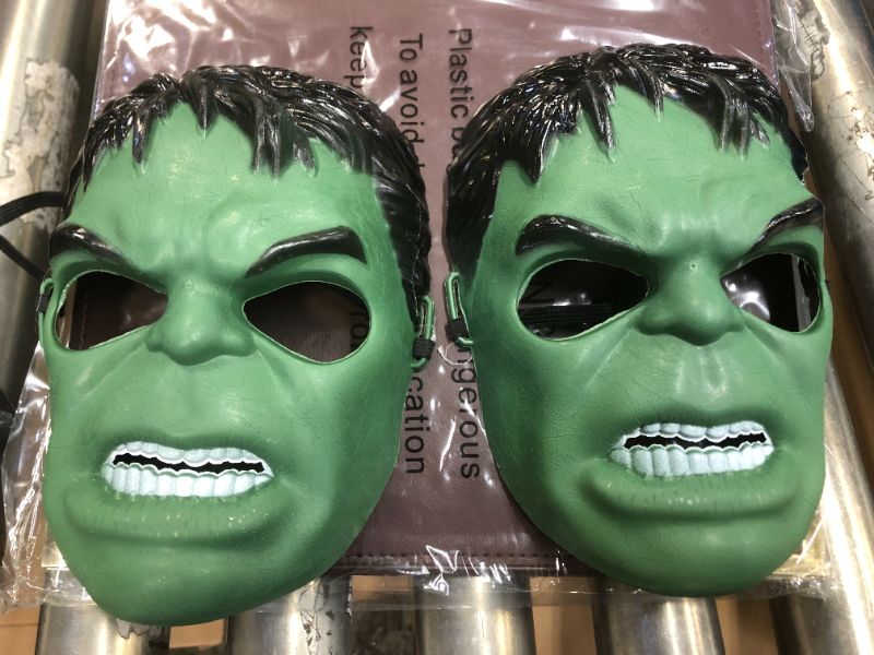 Photo 1 of Hulk Mask Halloween Party mask, Super hero Mask (4pcs)