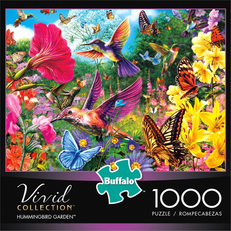Photo 1 of Buffalo Games Vivid Collection 1000 Piece Jigsaw Puzzle Assorted Items
