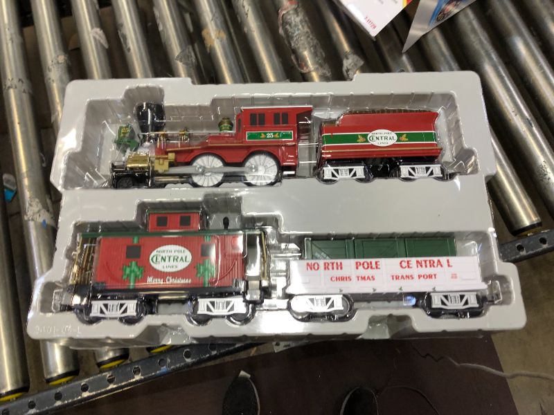 Photo 5 of Lionel Trains North Pole Central Ready to Play Battery Power Christmas Train Set