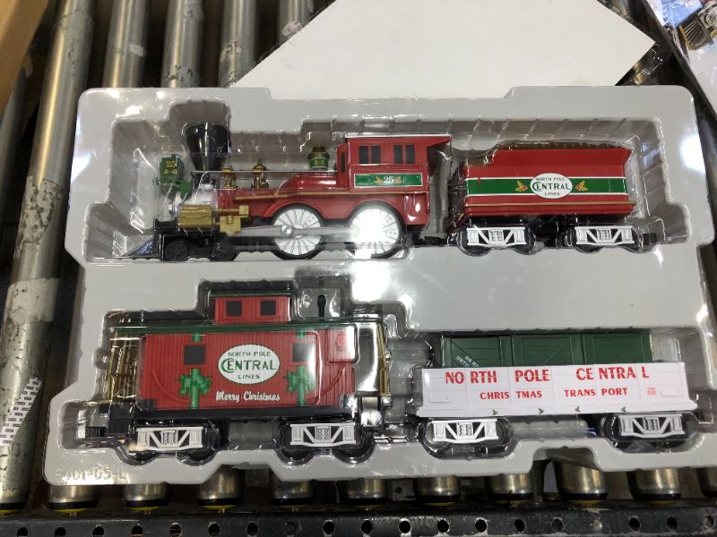 Photo 4 of Lionel Trains North Pole Central Ready to Play Battery Power Christmas Train Set