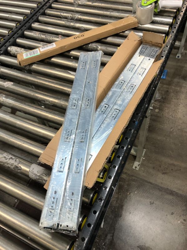 Photo 2 of 10 Pack Promark 3-Section 100 LB Capacity Full Extension Ball Bearing Side Mount Drawer Slides (26 Inches)
