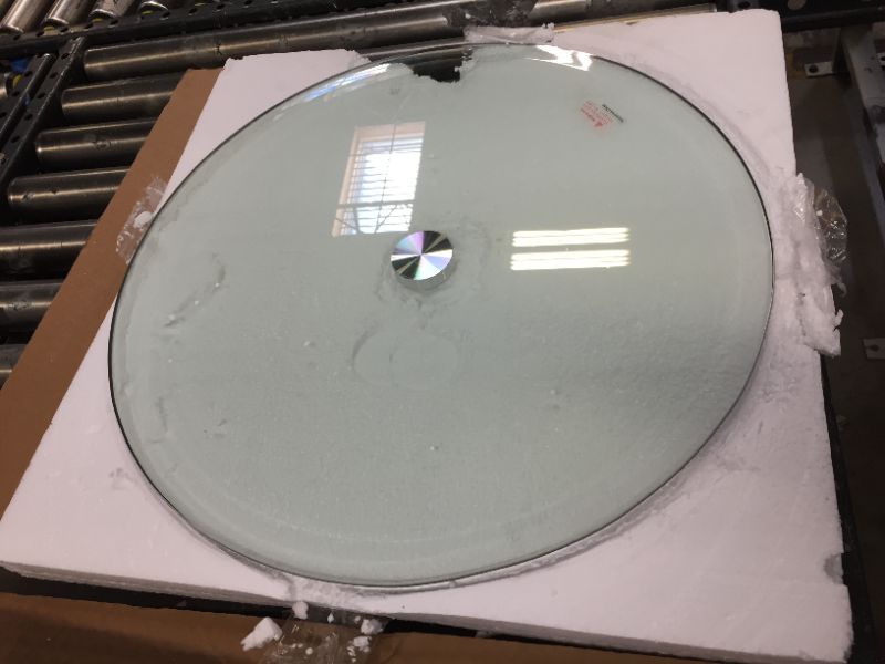 Photo 1 of 20 inch diameter glass end table top