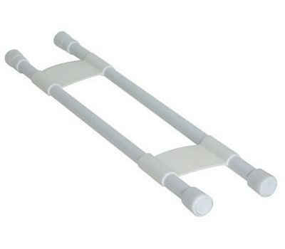 Photo 1 of Camco 44073 Refrigerator Bar, Plastic, White, 16 To 28 In L
