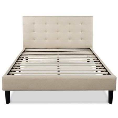 Photo 1 of Sleep Master Upholstered Button Tufted Platform Bed, Full