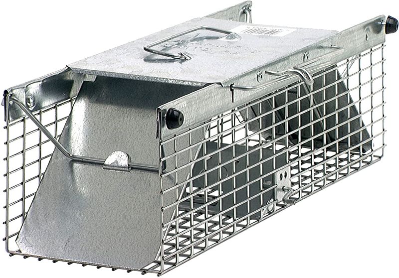 Photo 1 of Havahart 1025 Live Animal 2-Door Squirrel, Chipmunk, Rat, and Small Rodent Cage Trap
