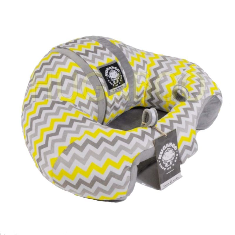 Photo 1 of The Original Hugaboo Infant Sitting Chair - Yellow Chevron
