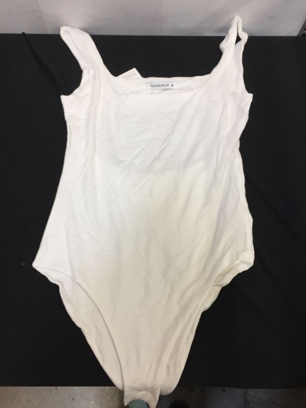 Photo 1 of WOMEN'S WHITE LEOTARD BODY SUIT SMALL