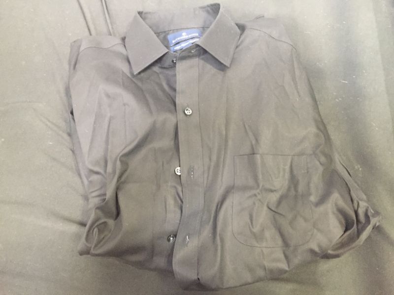 Photo 2 of Buttoned Down Men's Classic-Fit Solid Non-Iron Dress Shirt Pocket Spread Collar SIZE 17" 33
