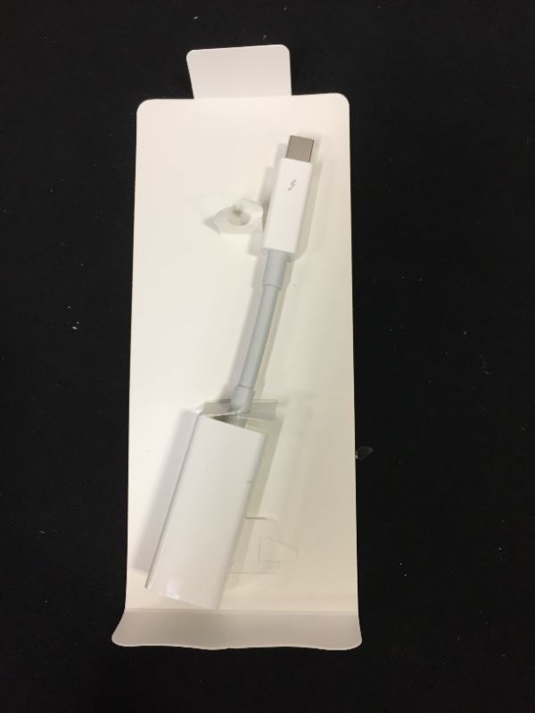 Photo 2 of Apple Thunderbolt to Gigabit Ethernet Adapter MD463LL/A - White