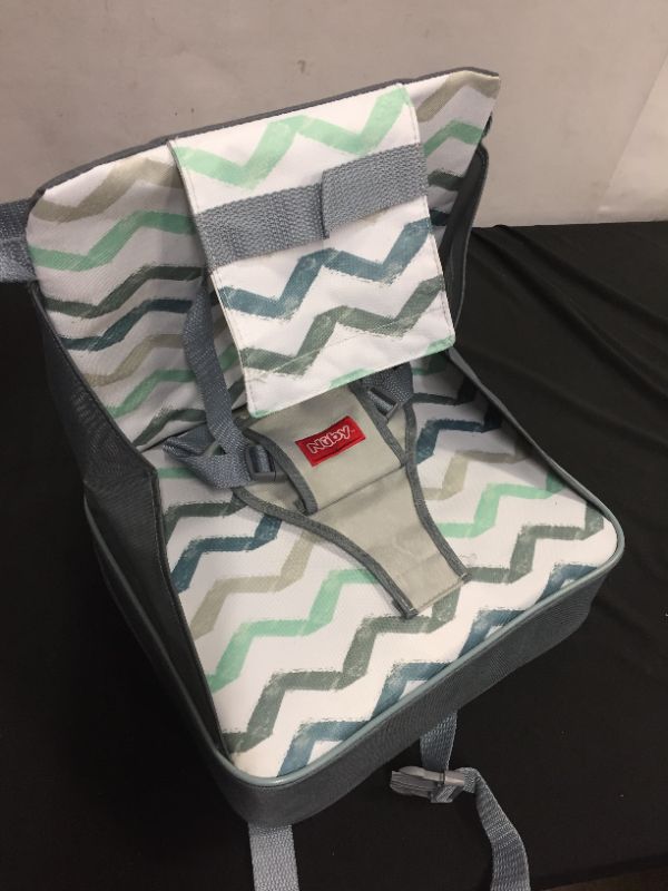 Photo 1 of Nuby Easy Go Safety Lightweight High Chair Booster Seat, Great for Travel, Chevron

