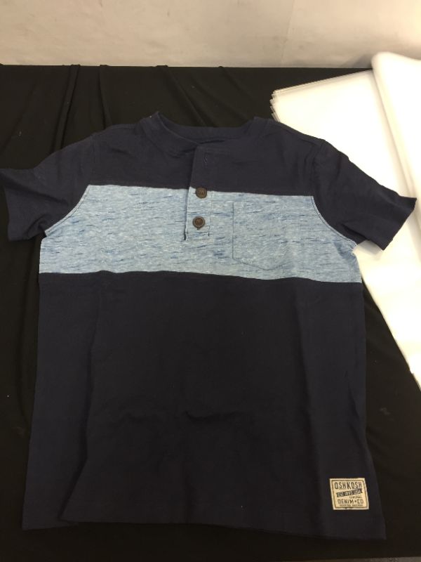 Photo 1 of BOYS' SHORT SLEEVE 1/4 BUTTON SHIRT SIZE 7