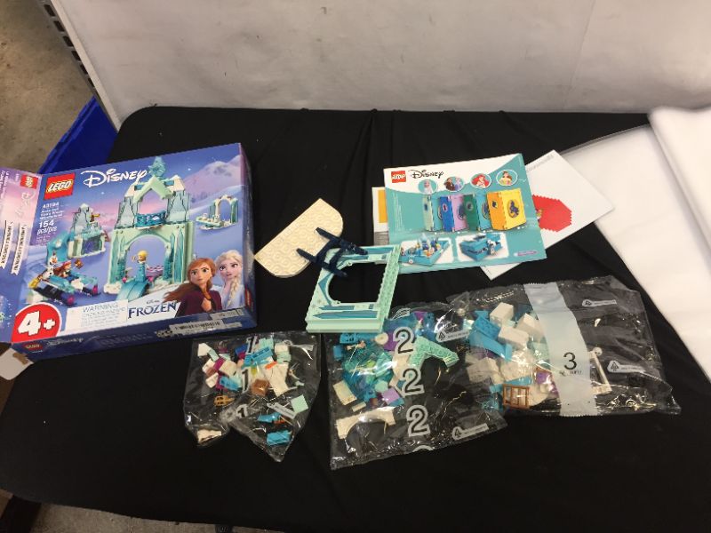 Photo 1 of LEGO Disney Anna and Elsa's Frozen Wonderland 43194 Building Toy That Boosts Creative Fun (154 Pieces)
