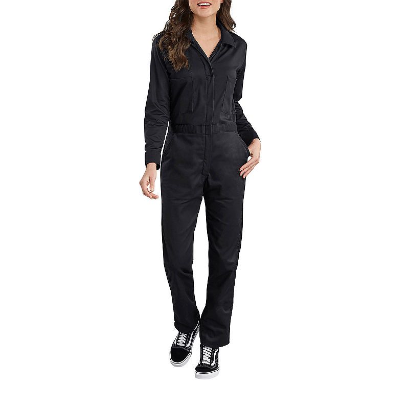 Photo 1 of Dickies Women's Long Sleeve Coveralls - Black Size SMALL (FV483)

