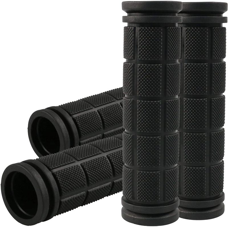Photo 1 of 4Pcs Bike Handle Grips, Kids Non-Slip-Rubber Bicycle Handlebar Grips, Specialized Replacement Bike Grips