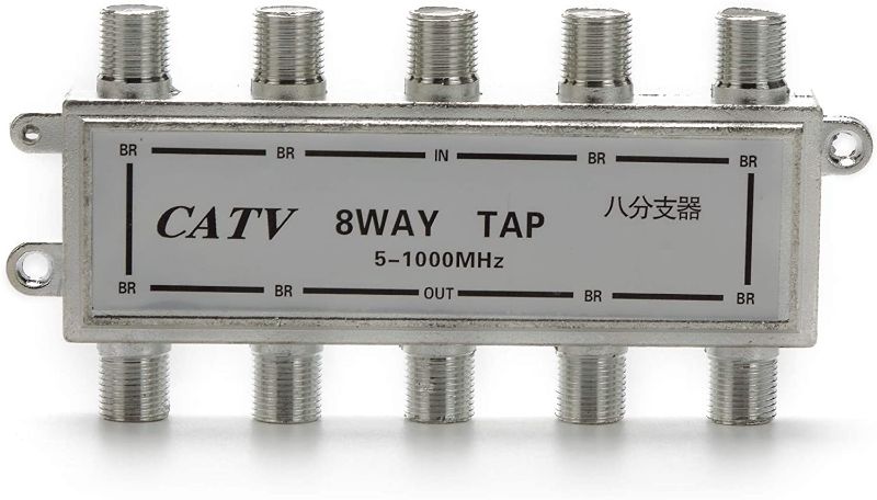 Photo 1 of 2 pack - TLS.eagle 8 Way Coaxial Antenna Splitter for RG6 RG59 Coax Cable Satellite HDTV
