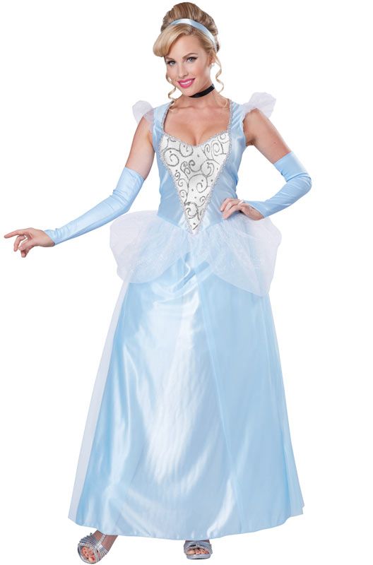 Photo 1 of Classic Cinderella WOMEN'S Adult Costume SIZE LARGE 10-12
