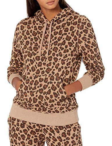 Photo 1 of Amazon Essentials Women's Fleece Pullover Hoodie, Leopard, SIZE X-Large
