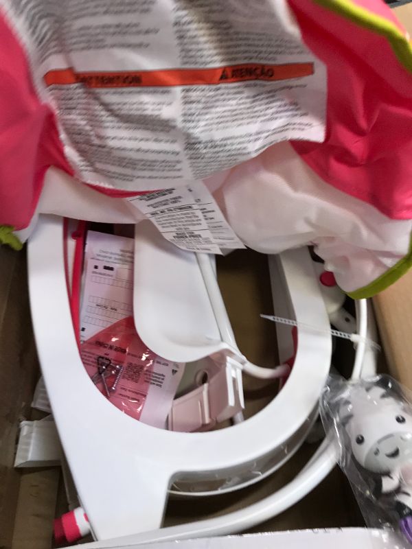 Photo 1 of Fisher-Price Infant-to-Toddler Rocker Floral Confetti, stationary baby seat and rocking chair with toys
