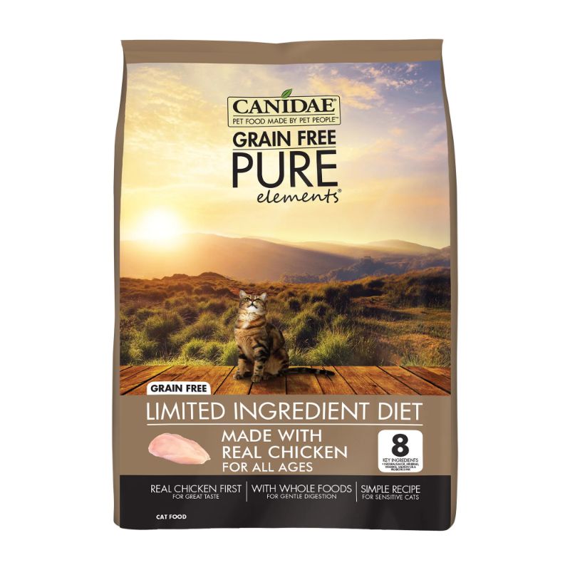 Photo 1 of Canidae PURE Grain Free Limited Ingredient Chicken Dry Cat Food, 10 lbs.
best by 10-15-2021