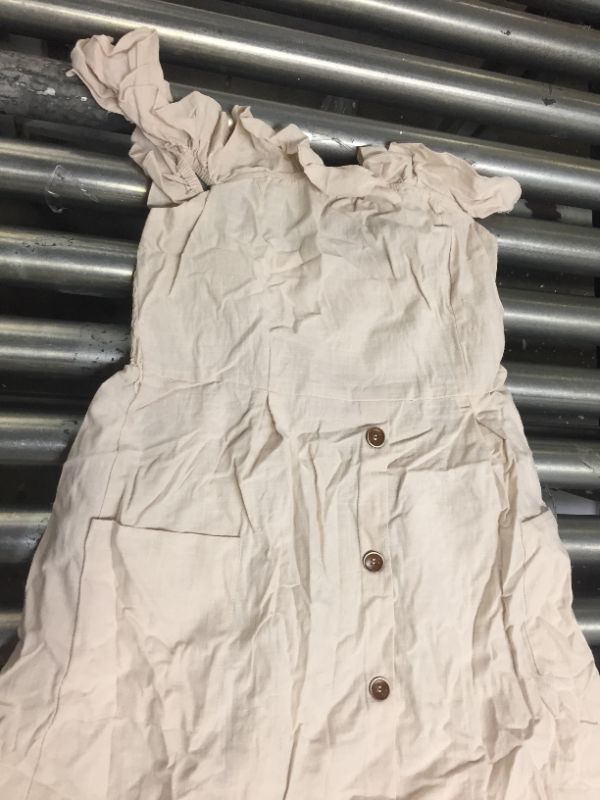 Photo 1 of MEDIUM BROWN BUTTON DRESS 