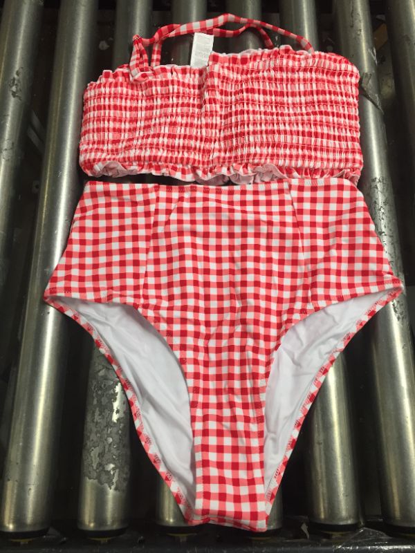 Photo 1 of LARGE RED AND WHITE WOMANS SWIM SUIT