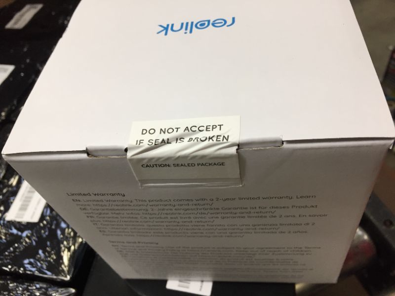 Photo 1 of Reolink 4K PoE Security Camera with 3X Optical Zoom, Human/Vehicle Detection, RLC-822A
[[ FACTORY SEALED ]]