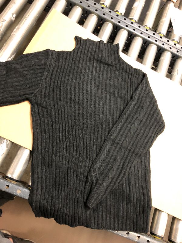 Photo 1 of BLACK TURTLE NECK SWEATER small