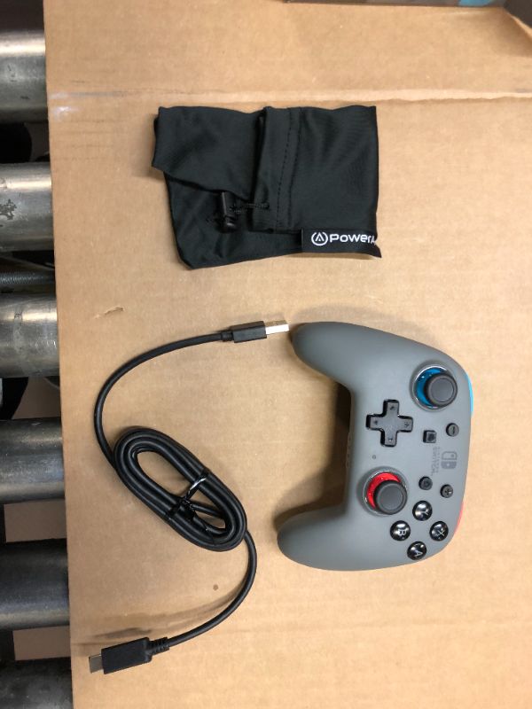 Photo 3 of PowerA Enhanced Nano Wireless Controller for Nintendo Switch - Gray
