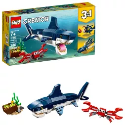 Photo 1 of LEGO Creator Deep Sea Creatures Building Kit Sea Animal Toys for Kids 31088
