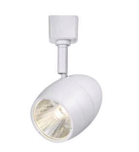 Photo 1 of 1-Light White Integrated LED Linear Round Back Track Lighting Head