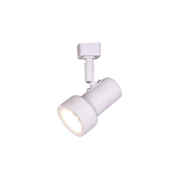 Photo 1 of Hampton Bay 1-Light White Integrated LED Mini-Step Linear Track Lighting Head