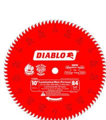 Photo 1 of 10 in. x 84-Tooth Laminate/Aluminum/Plastics Circular Saw Blade