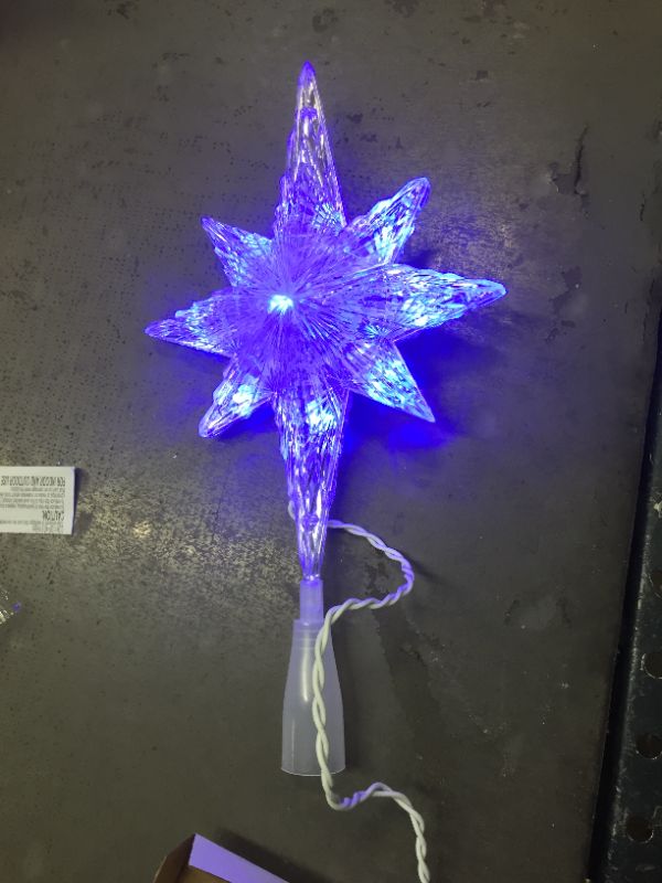 Photo 1 of 11 Inch LED Bethlehem Star Tree Topper Ornament Home Accents Holiday