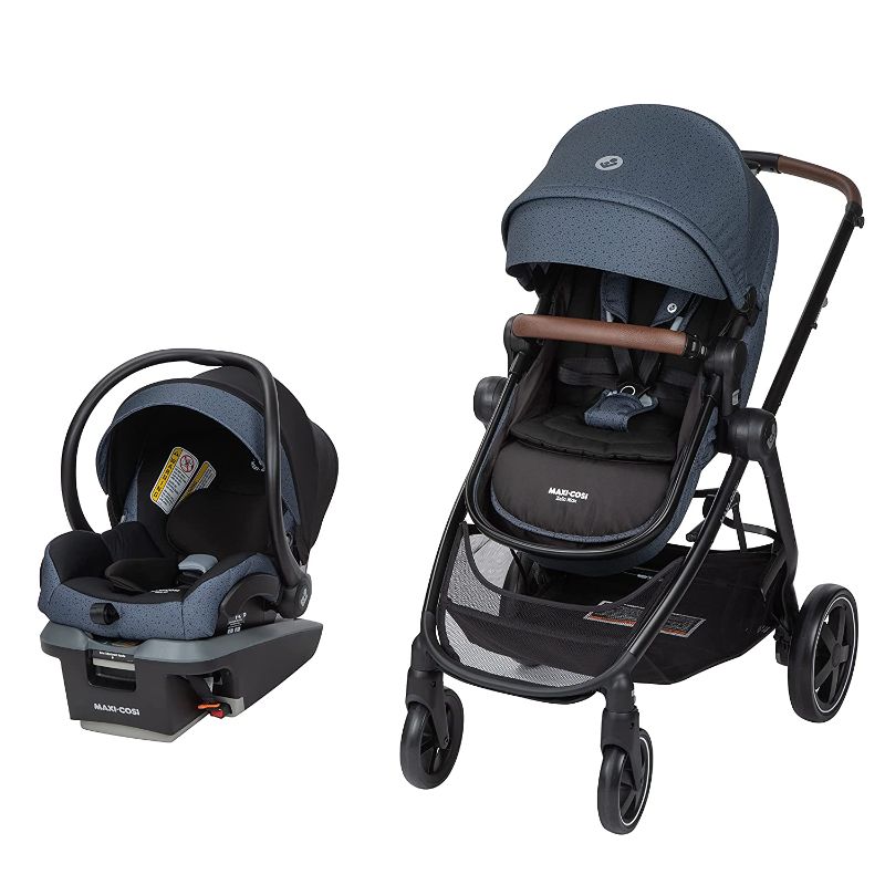 Photo 1 of Maxi-Cosi Zelia Max 5-in-1 Travel System in Pure Cosi - Tetra Graphite