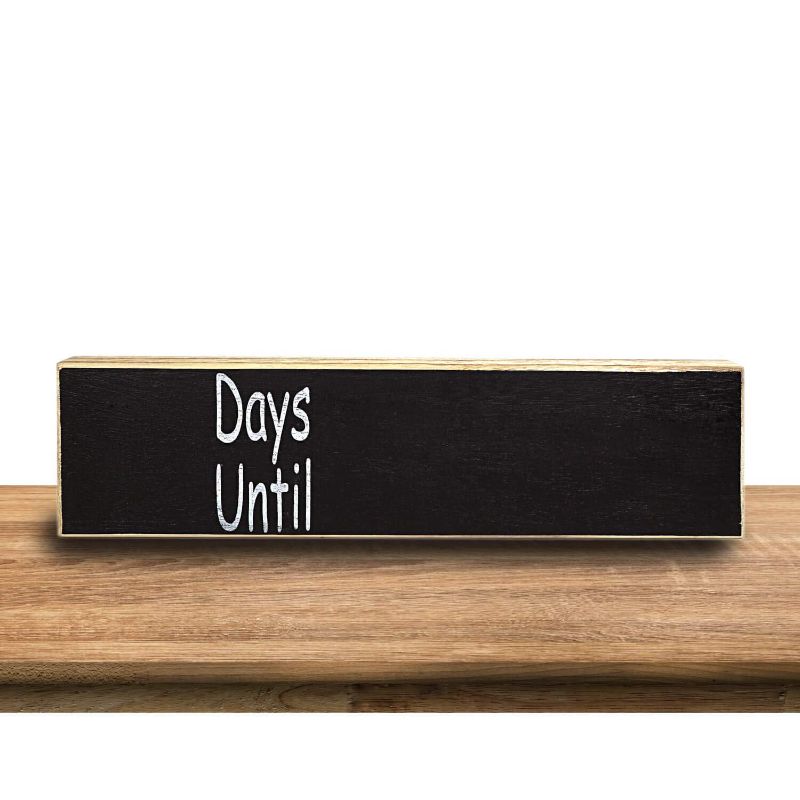Photo 1 of 3 PACK, VILIGHT Vocation Countdown Calendar - Wooden Sign for Holiday Classroom Office and Any Occasion 
