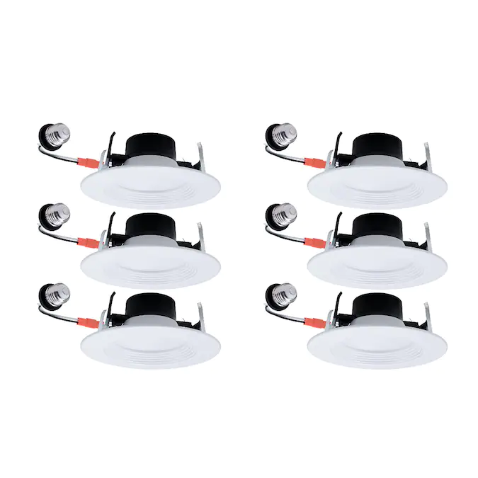 Photo 1 of Color Changing 5-in or 6-in 65-Watt Equivalent Soft White Round Dimmable Recessed Downlight (6-Pack)