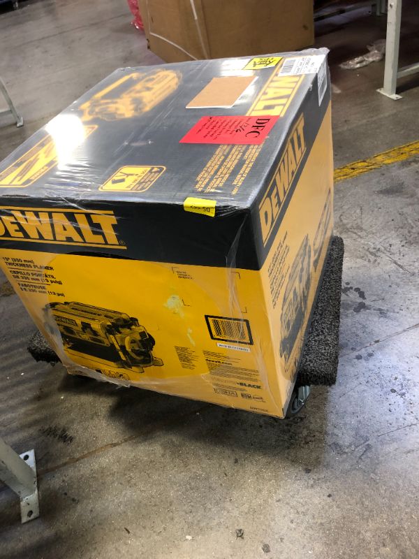 Photo 2 of DEWALT Thickness Planer, Two Speed, 13-Inch (DW735X), FACTORY SEALED PRIOR TO OPENING 