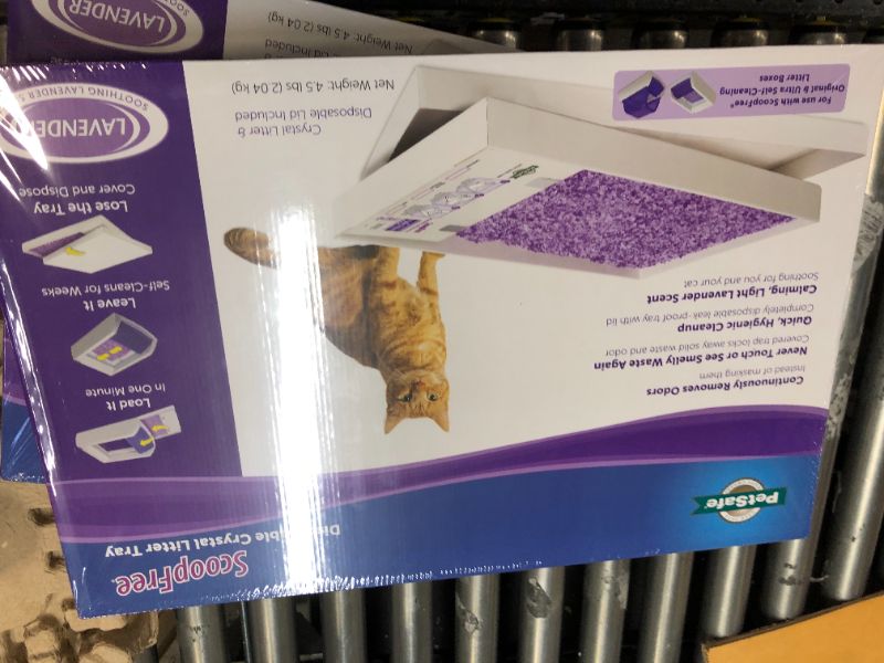 Photo 2 of PetSafe ScoopFree Lavender Scented Non-Clumping Crystal Cat Litter, 1 Count