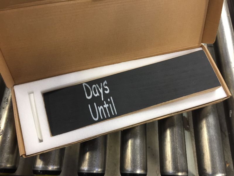 Photo 2 of 4 PACK VILIGHT Vocation Countdown Calendar - Wooden Sign for Holiday Classroom Office and Any Occasion
