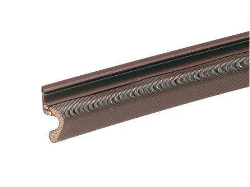 Photo 1 of 25 PACK OF FROST KING 1 in. x 81 in. Brown Vinyl-Clad Foam Kerf Door Seal
