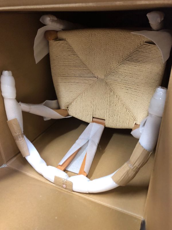 Photo 1 of 2 Poly and Bark Weave Natural Chairs
