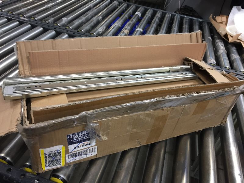Photo 1 of box of 45mm full extension slides -- soft closing 