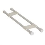 Photo 1 of Camco 44073 RV Refrigerator Double Bar Set, White - 16"-28"
