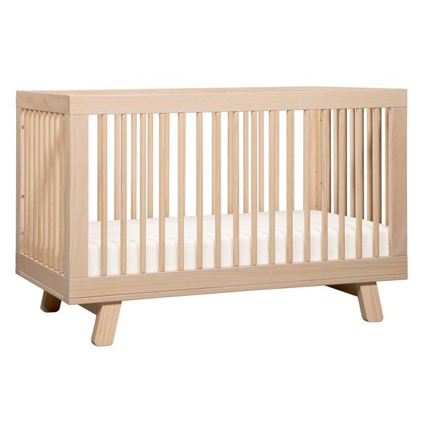 Photo 1 of Babyletto - Hudson 3-in-1 Convertible Crib with Toddler Bed Conversion Kit Washed Natural