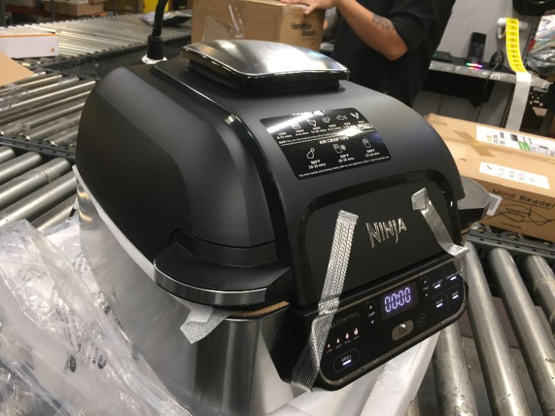 Photo 3 of Ninja AG301 Foodi 5-in-1 Indoor Grill with 4-Quart Air Fryer
