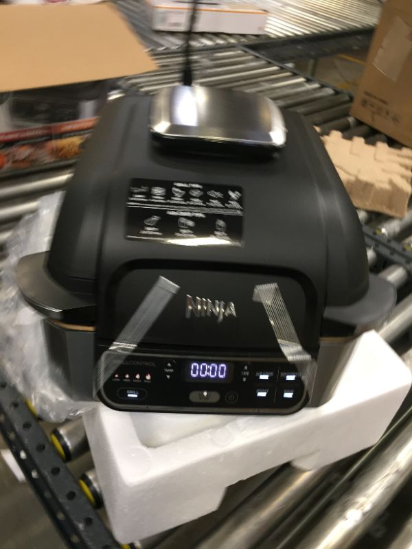 Photo 1 of Ninja AG301 Foodi 5-in-1 Indoor Grill with 4-Quart Air Fryer

