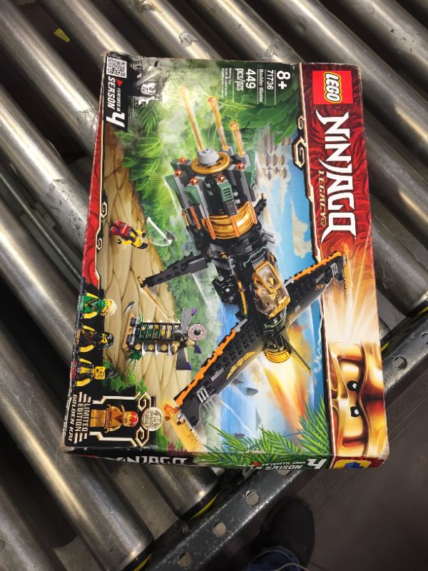 Photo 2 of LEGO NINJAGO Legacy Boulder Blaster 71736 Airplane Toy Featuring Collectible Figurines, New 2021 (449 Pieces)
