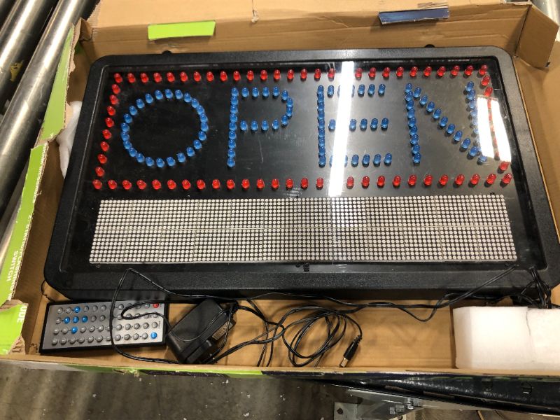 Photo 2 of Alpine Industries LED Open Progammable Sign