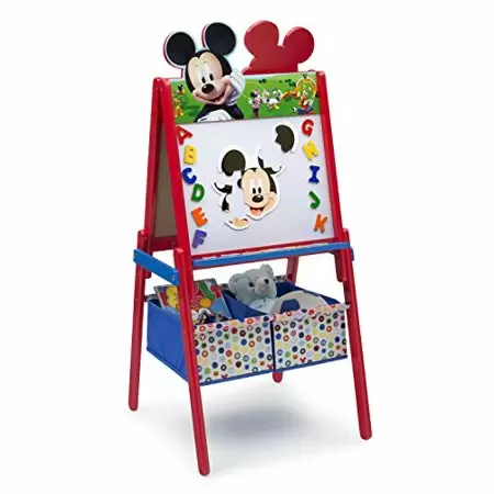 Photo 1 of Delta Children Disney Wooden Double Sided Easel With Storage,
