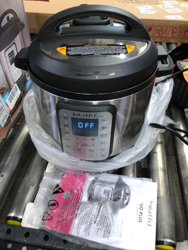 Photo 1 of Instant Pot Duo Plus 6 qt 9-in-1 Slow Cooker/Pressure Cooker